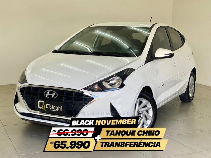 HYUNDAI - HB20 - 2019/2020 - Branca - R$ 66.990,00