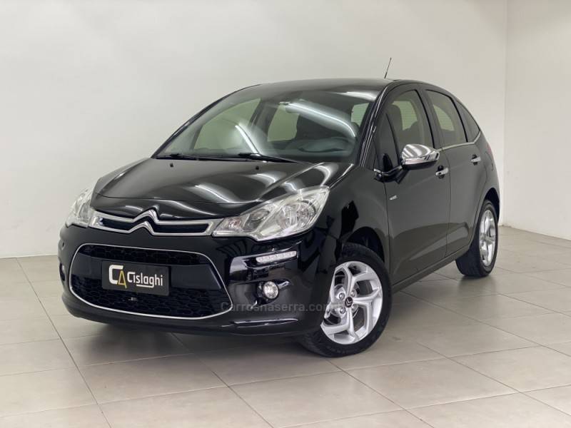 CITROËN - C3 - 2015/2016 - Preta - R$ 52.990,00