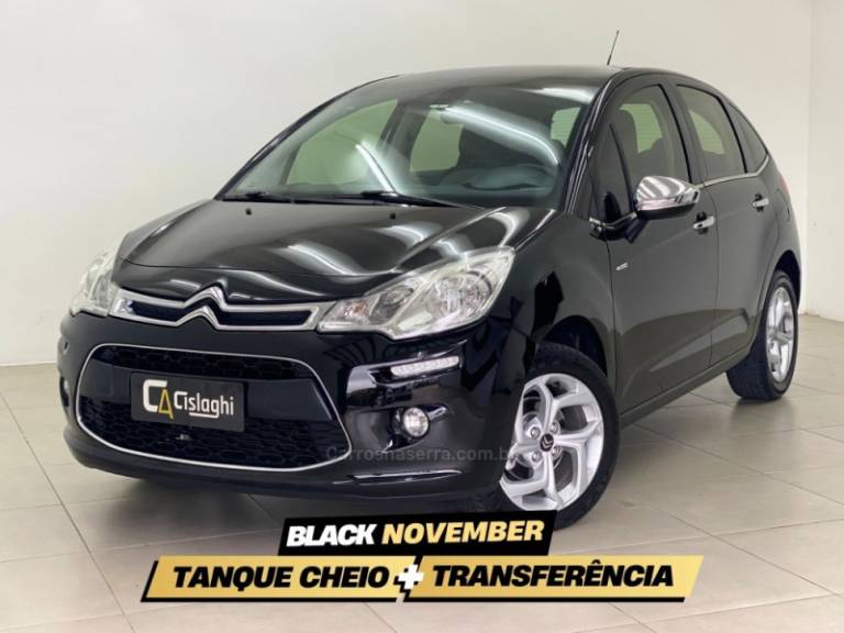 CITROËN - C3 - 2015/2016 - Preta - R$ 46.990,00