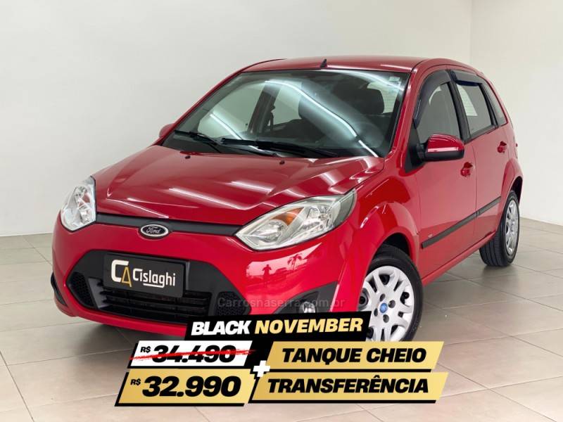 FORD - FIESTA - 2014/2014 - Vermelha - R$ 34.490,00