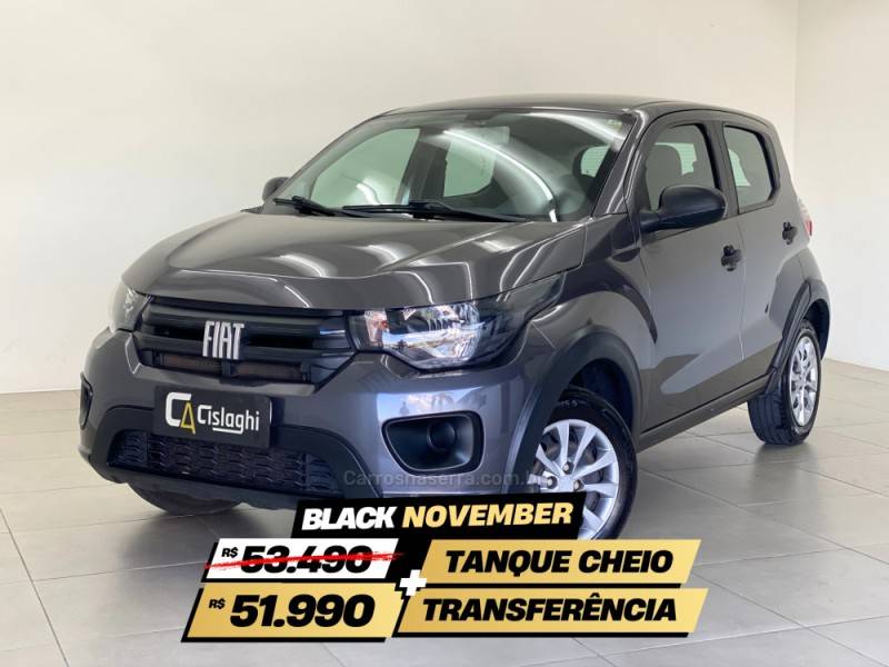 FIAT - MOBI - 2020/2021 - Cinza - R$ 53.490,00