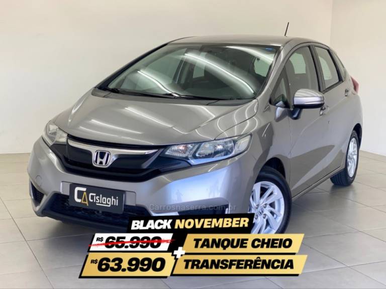 HONDA - FIT - 2014/2015 - Cinza - R$ 65.990,00