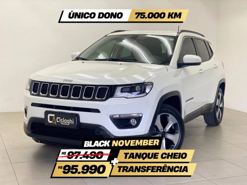 JEEP - COMPASS - 2018/2018 - Branca - R$ 97.490,00